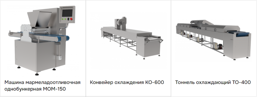 Оборудование для производства мармелада: как начать собственный бизнес